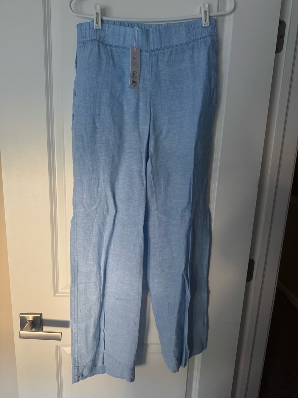 Lilly Pulitzer lagoon linen palazzo pants